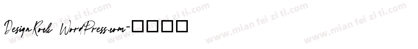 DesignRock  WordPress.com字体转换